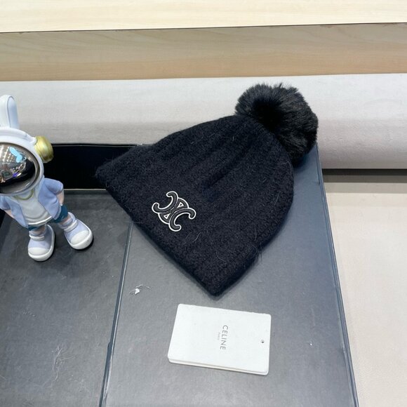 Celine hat wool blend knitted hat - Picture 2 of 8